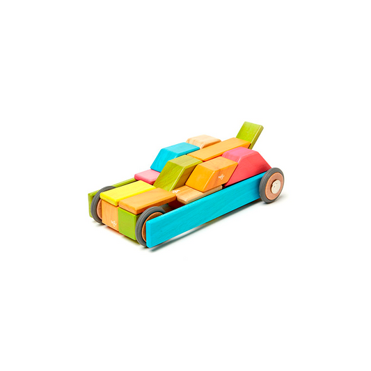 42-Piece Set <br>Magnetic Wooden Blocks <br>Tegu Classics - Natural CuteNest