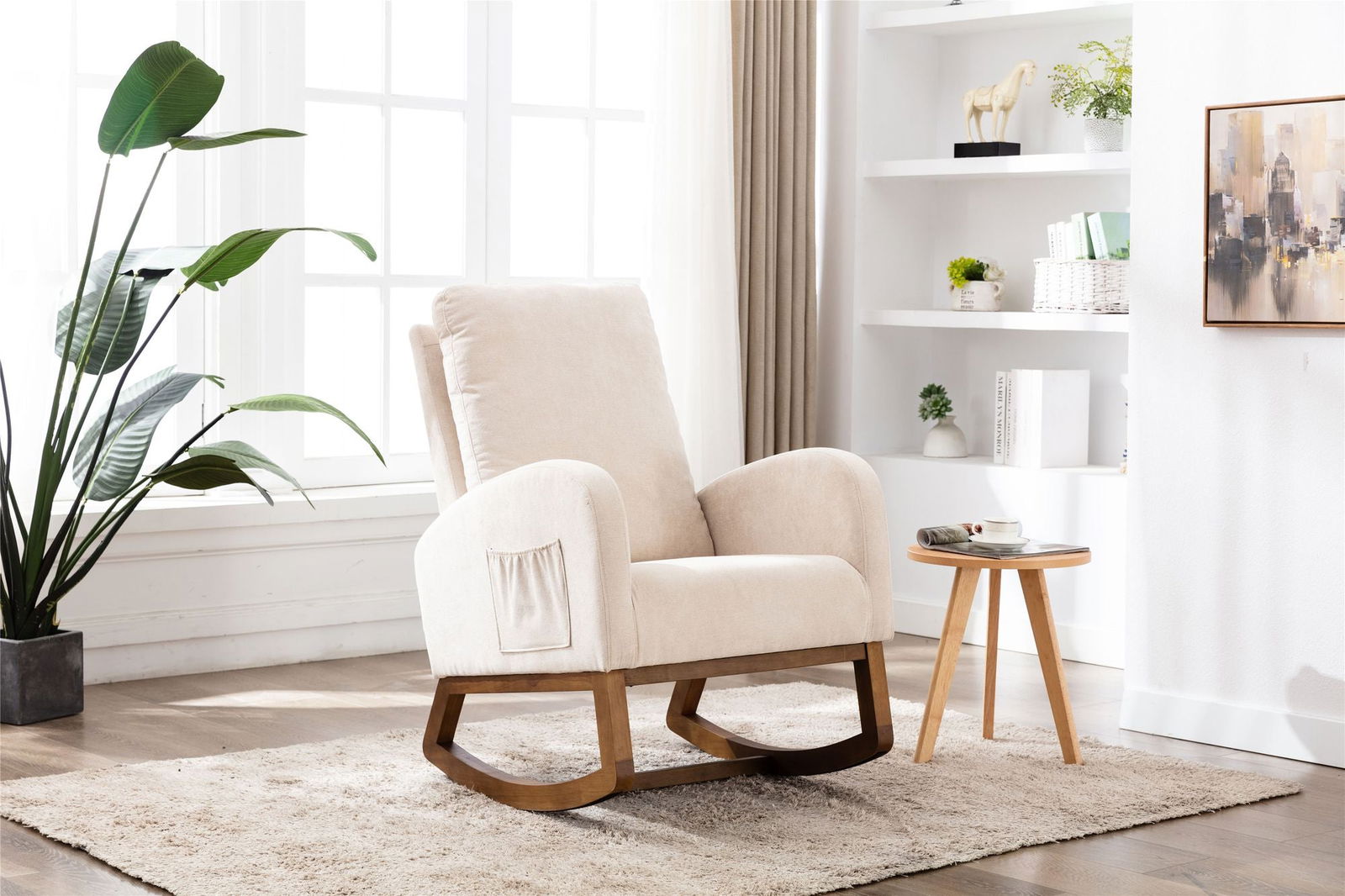 COOLMORE Rocking Chair - Natural CuteNest