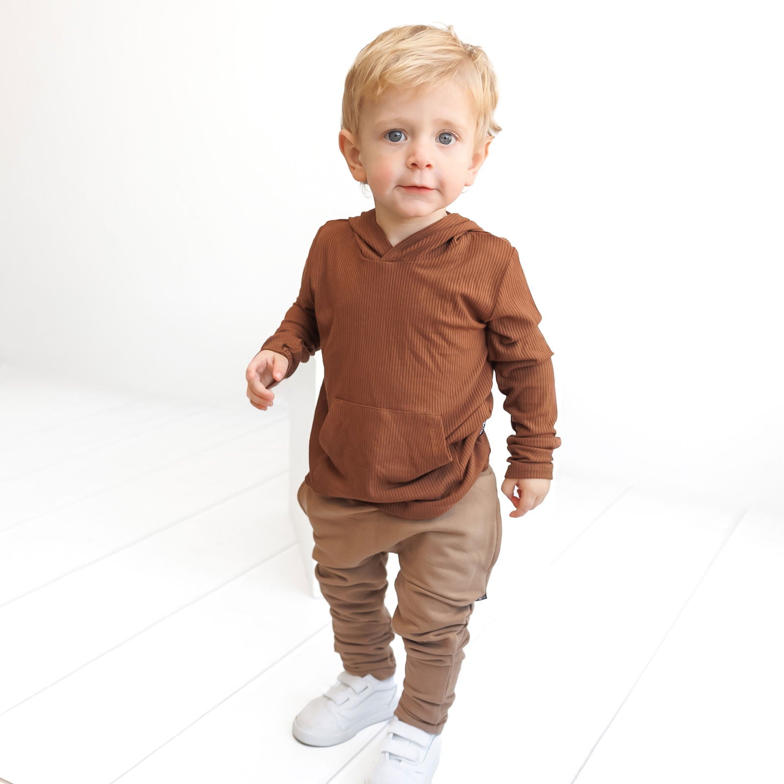 Harem Pants in Mocha - Natural CuteNest