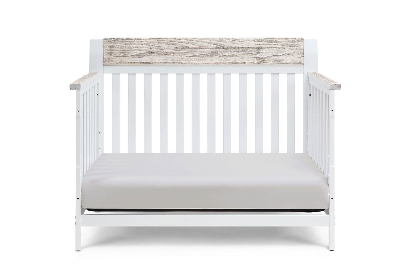 Hayes 4-in-1 Convertible Crib White/Natural - Natural CuteNest