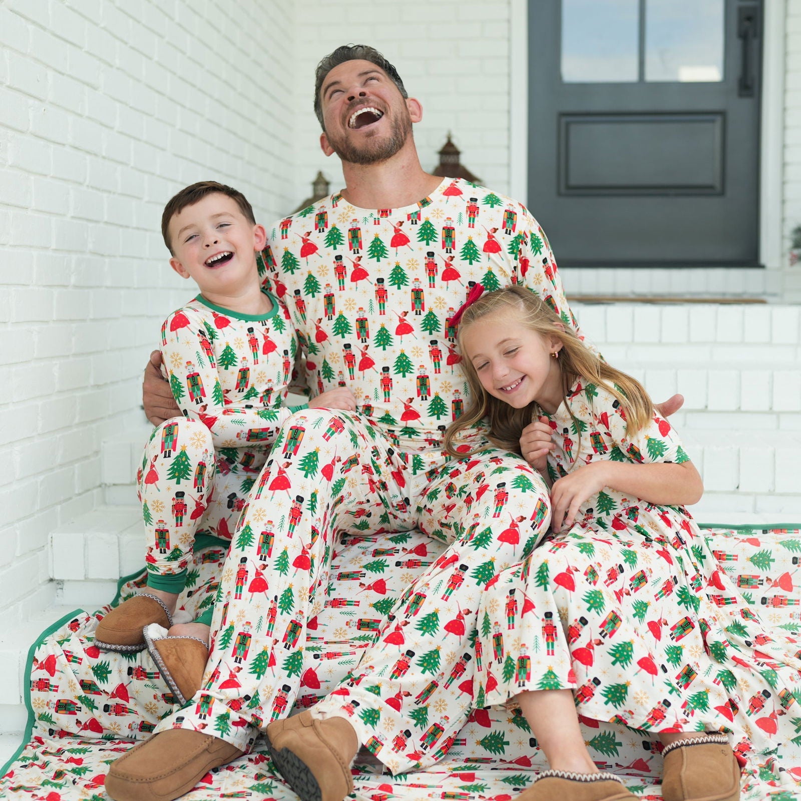 Men's Pajama Set in Nutcracker - Natural CuteNest