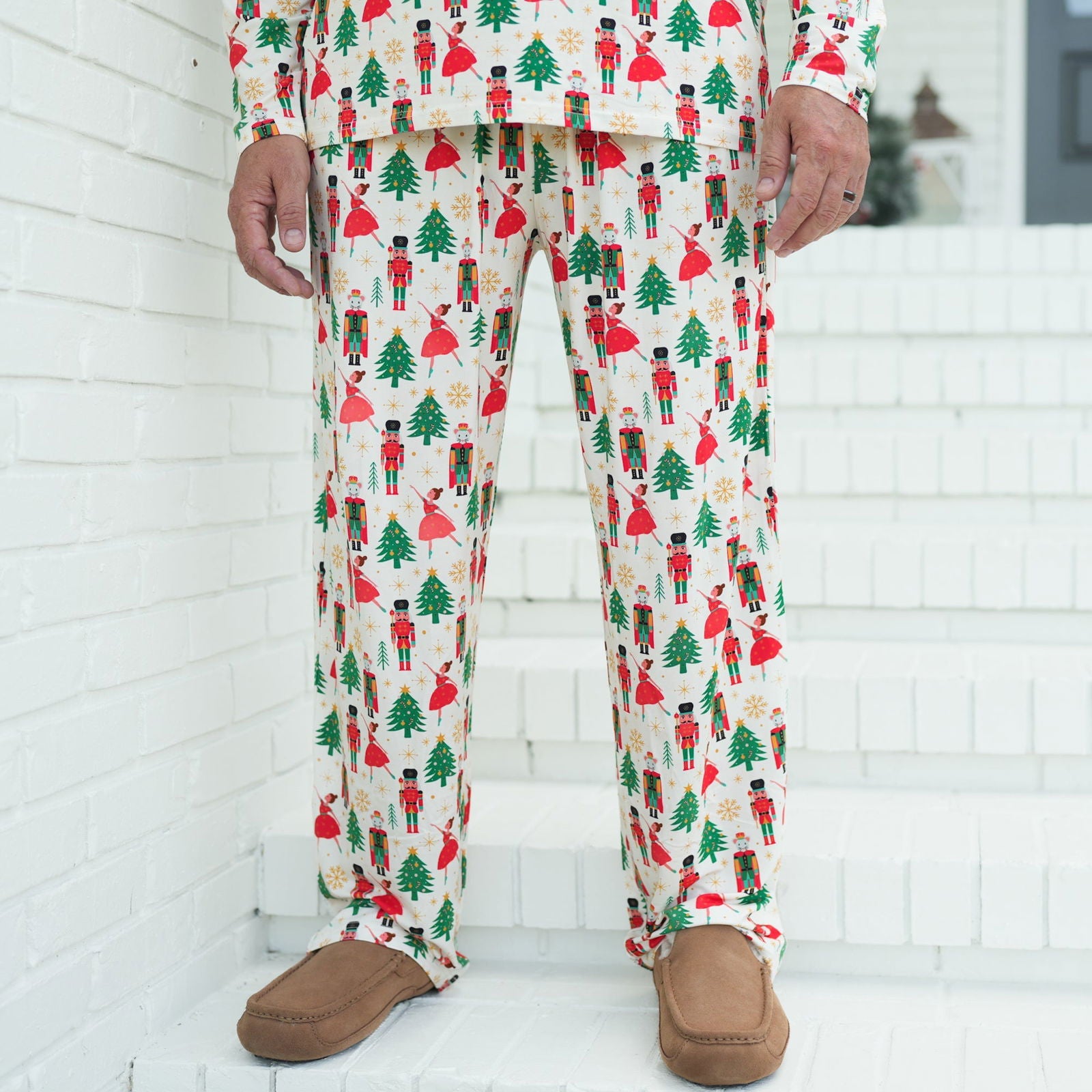 Men's Pajama Set in Nutcracker - Natural CuteNest