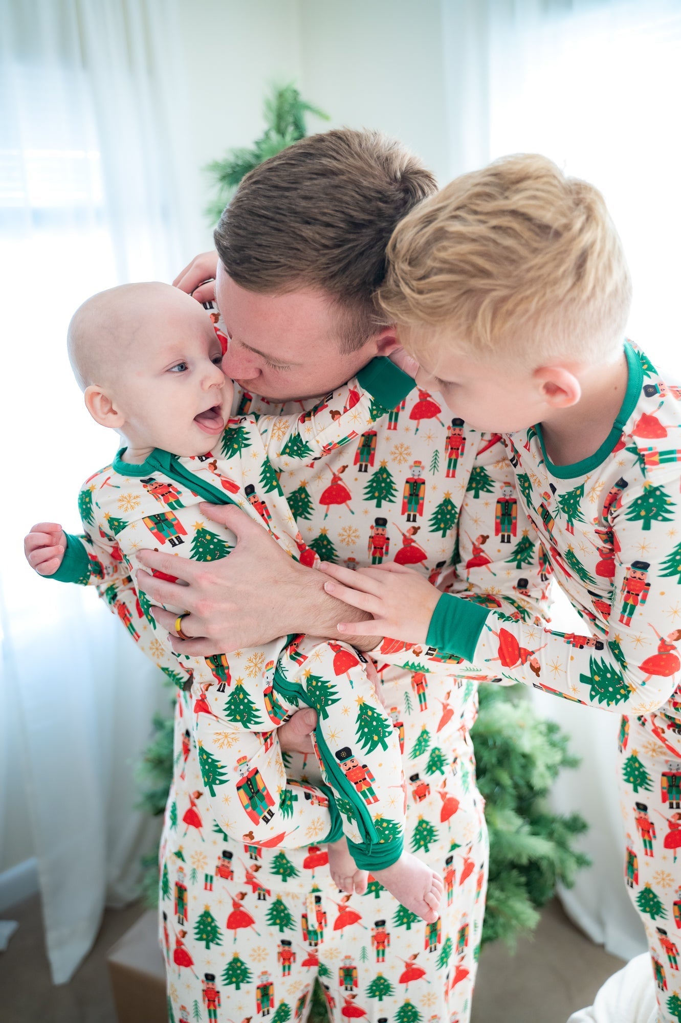 Men's Pajama Set in Nutcracker - Natural CuteNest