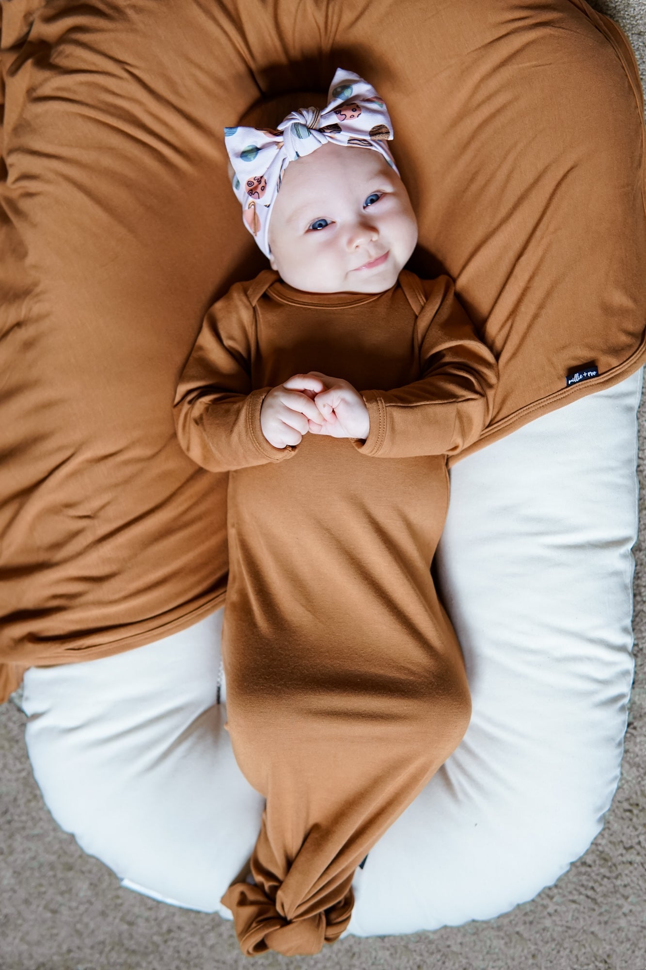 Bamboo Knotted Gown - Caramel