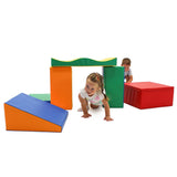 Soft Play Activity Set - Discoverer-Climber-IGLU Soft Play-white-M (39.4"x31.6")-Natural CuteNest