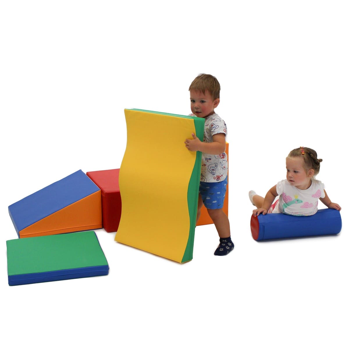 Soft Play Activity Set - Discoverer-Climber-IGLU Soft Play-white-M (39.4"x31.6")-Natural CuteNest