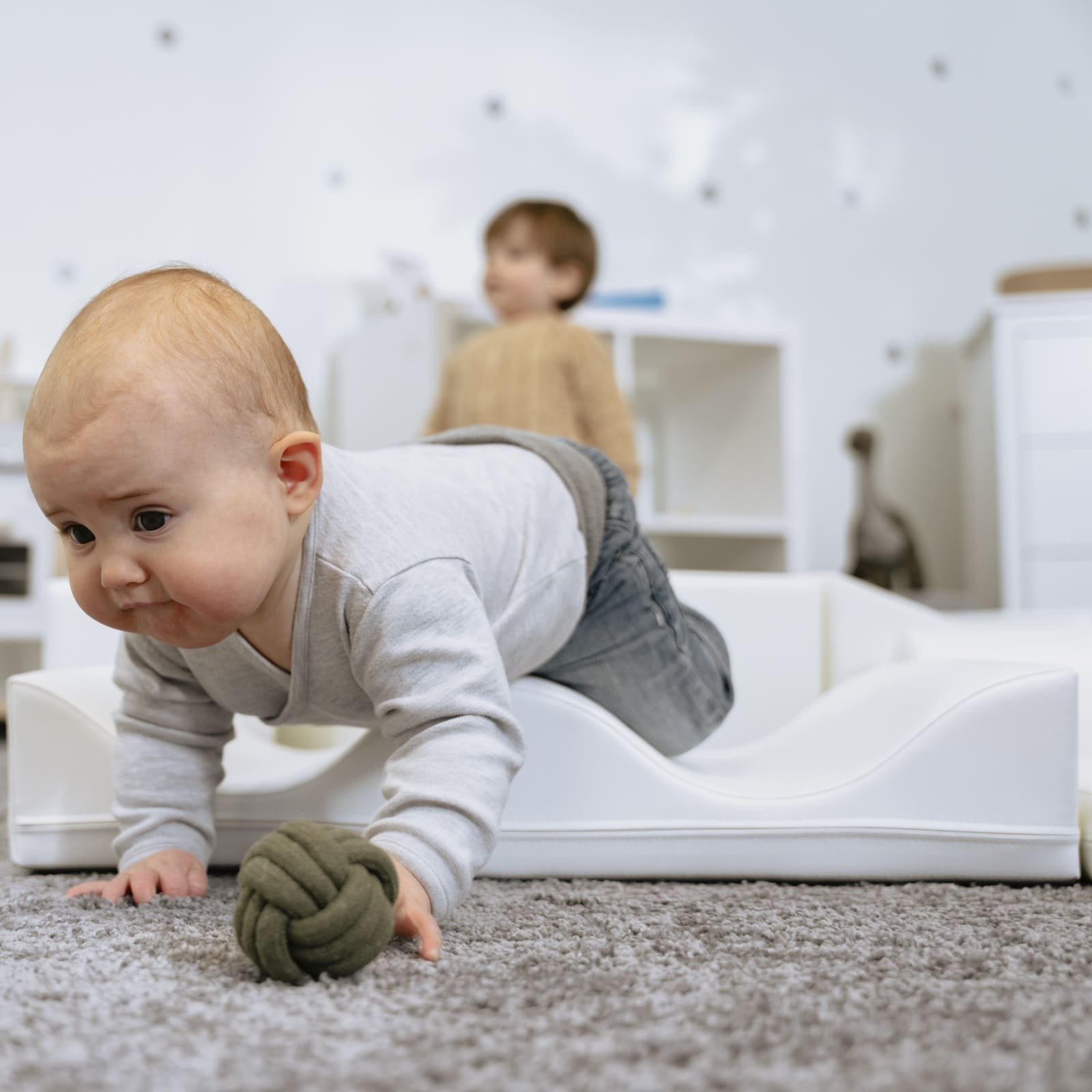 Soft Play Activity Set - Discoverer-Climber-IGLU Soft Play-white-M (39.4"x31.6")-Natural CuteNest