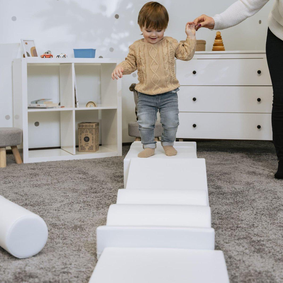 Soft Play Activity Set - Discoverer-Climber-IGLU Soft Play-white-M (39.4"x31.6")-Natural CuteNest