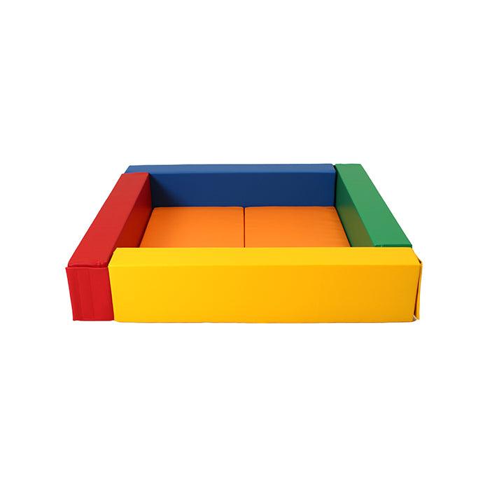 Soft Play Square Ball Pit - Ball Play Heaven-Ball Pit-IGLU Soft Play-white-Natural CuteNest