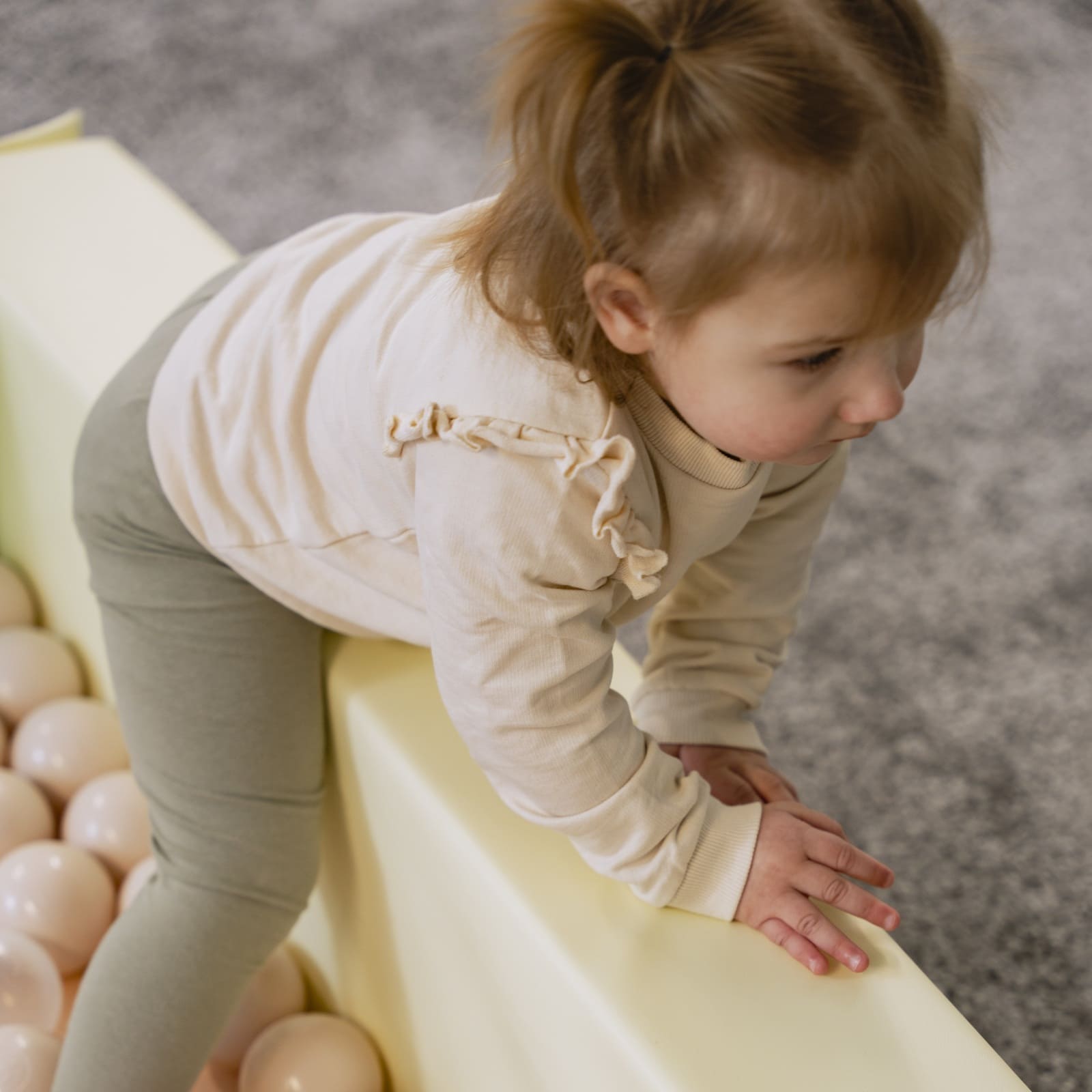 Soft Play Square Ball Pit - Ball Play Heaven-Ball Pit-IGLU Soft Play-white-Natural CuteNest